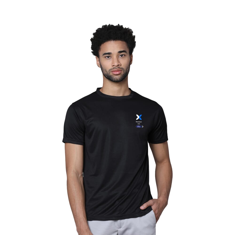 GB Dry Fit Unisex Round Neck T-shirt T-shirt - Black NG